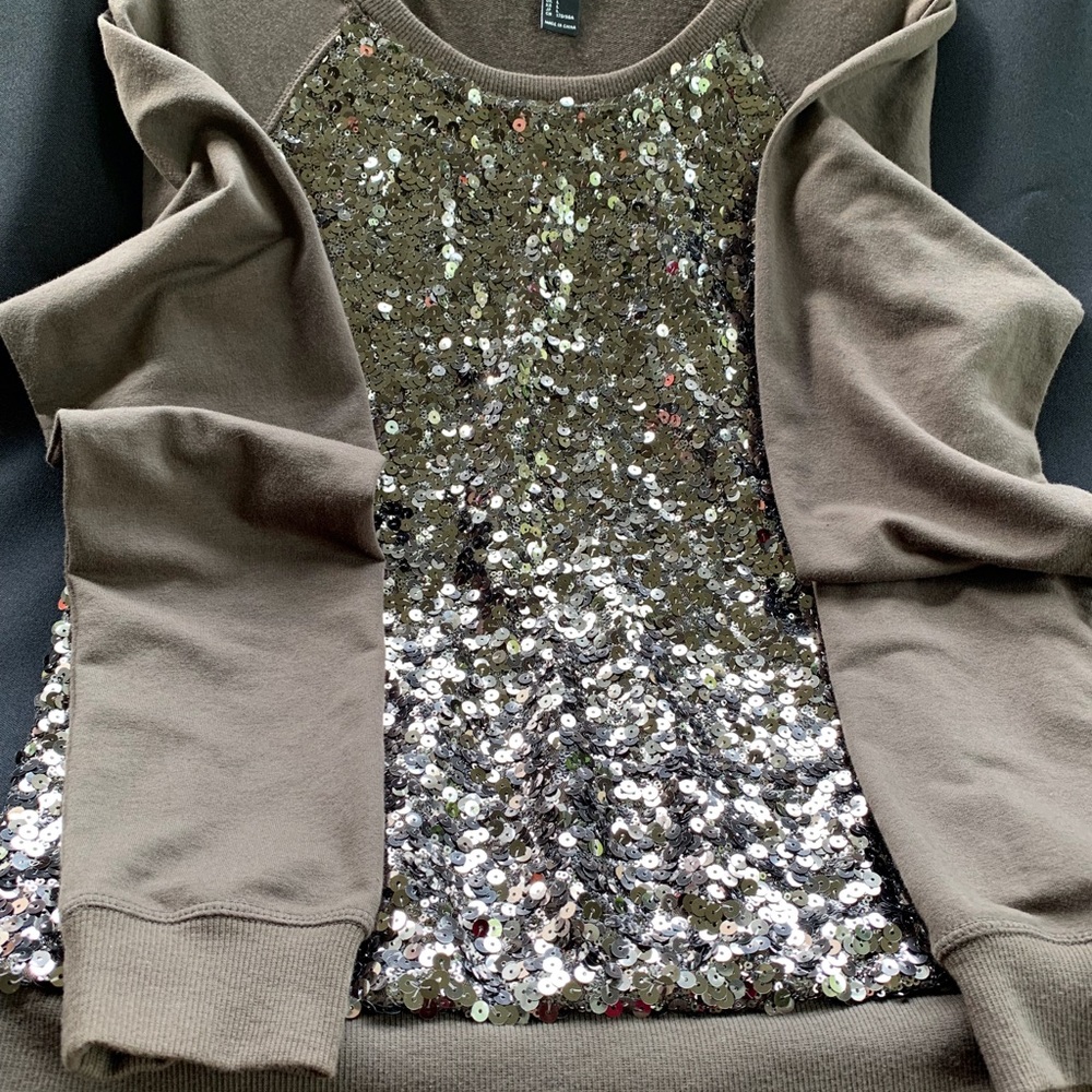 Forever 21 Comfy Bling Sequence Top | Nice - image 1